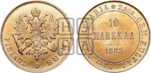 10 марок 1882 года S