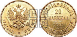 20 марок 1891 года L