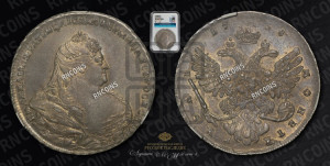 1 рубль 1738 года (московский тип)