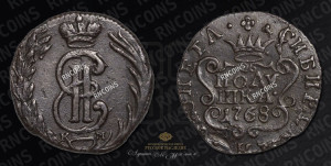 Полушка 1768 года КМ (для Сибири)