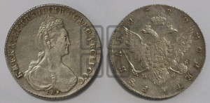 1 рубль 1780 года СПБ/ИЗ (новый тип)