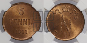 5 пенни 1911 года