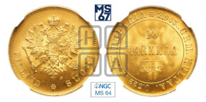10 марок 1882 года S