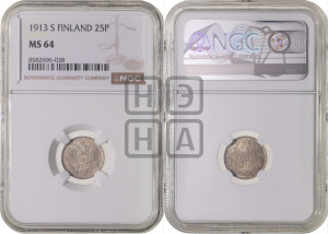 25 пенни 1913 года S