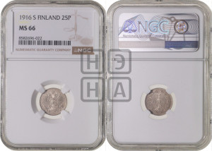 25 пенни 1916 года S