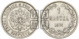 1 марка 1874 года S