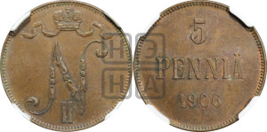 5 пенни 1906 года