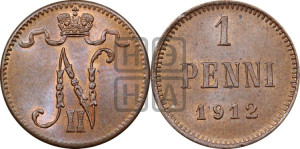 1 пенни 1912 года
