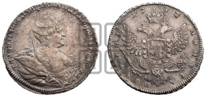 Полтина 1738 года (московский тип)