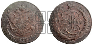 5 копеек 1788 года ММ (ММ, Красный  монетный двор)