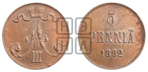 5 пенни 1892 года