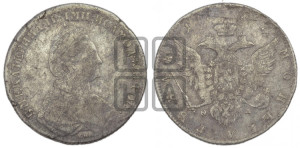 1 рубль 1777 года СПБ/ѲЛ (новый тип)