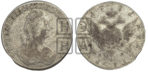 1 рубль 1781 года СПБ/ИЗ (новый тип)