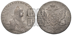 1 рубль 1770 года ММД/ДМ ( MMД, без шарфа на шее)