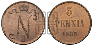 5 пенни 1905 года
