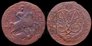 2 копейки 1758 года (гурт “МОСКОВСКОГО МАНЕТНОГО ДВОРА”)