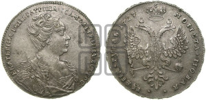 1 рубль 1727 года (Портрет вправо, Московский тип)