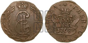 Полушка 1768 года КМ (для Сибири)