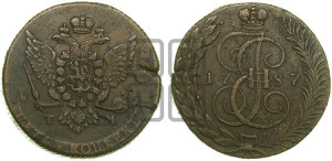 5 копеек 1787 года ТМ (ТМ, Таврический монетный двор)