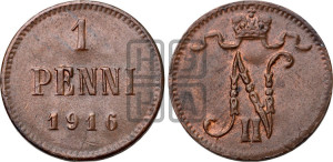 1 пенни 1916 года