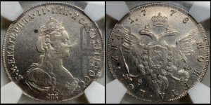 Полтина 1778 года СПБ/ѲЛ (новый тип)