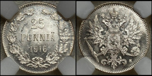 25 пенни 1916 года S