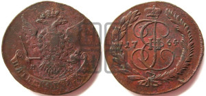 5 копеек 1764 года ММ (ММ, Красный  монетный двор)