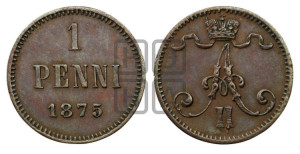 Пенни 1875 года
