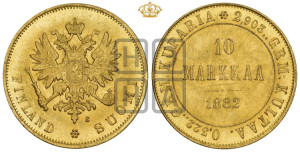 10 марок 1882 года S