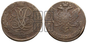 5 копеек 1761 года (без букв)