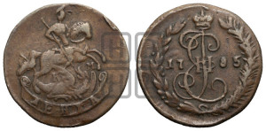 Денга 1785 года КМ (КМ, Сузунский монетный двор)