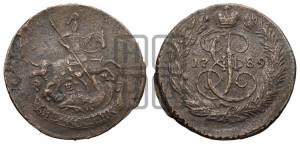 2 копейки 1789 года ЕМ (ЕМ, Екатеринбургский монетный двор)