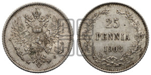 25 пенни 1908 года L