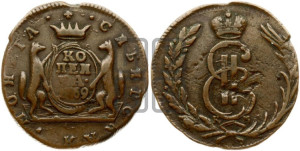 1 копейка 1769 года КМ (для Сибири)