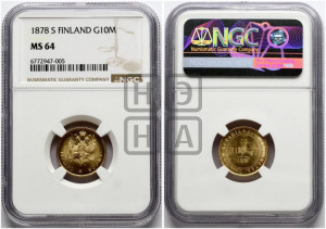 10 марок 1878 года S