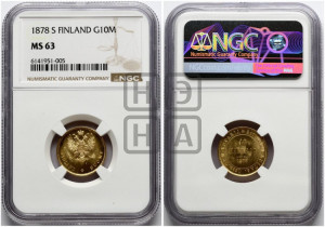 10 марок 1878 года S