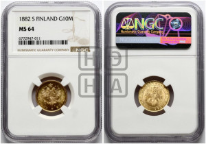 10 марок 1882 года S