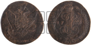 5 копеек 1765 года СПМ (СПМ, Санкт-Петербургский монетный двор)
