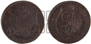 5 копеек 1788 года ММ (ММ, Красный  монетный двор)