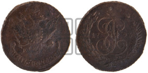 5 копеек 1793 года ЕМ (Павловский перечекан)