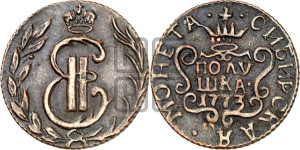 Полушка 1773 года КМ (для Сибири)