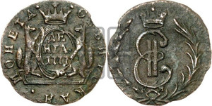 Денга 1777 года КМ (для Сибири)