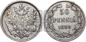 50 пенни 1889 года L