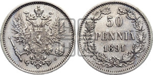 50 пенни 1891 года L