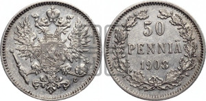50 пенни 1908 года L