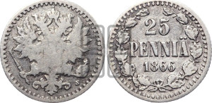 25 пенни 1866 года S