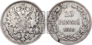 25 пенни 1890 года L