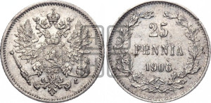 25 пенни 1906 года L