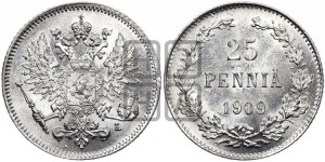 25 пенни 1909 года L