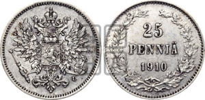 25 пенни 1910 года L